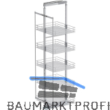 VS TAL Larder 6 Hochschrankauszug Set Saphir KB 600 mm Silber