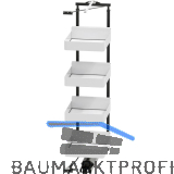 VS TAL Gate Hochschrankauszug Set Planero 1450 - 1700 mm KB 450 mm Wei�/Lava