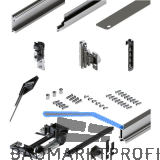 HAWA Concepta III Set, 25 Pull rechts, T�rh�he 1200 - 2200 mm