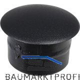Abdeckkappe f�r Blindl�cher, Au�en-� 10, Schaft-� 5, Kunststoff schwarz RAL 9005