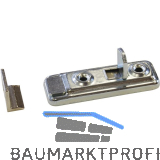 DORMAKABA M�belriegel gerade, 20x80, Stahl silberfarbig