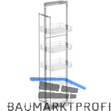 VS TAL Larder 6 Hochschrankauszug Set Classic KB 400 mm Silber