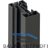 VOLPATO Stili Profil 4800 mm, Aluminium schwarz eloxiert