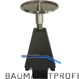VOLPATO Stili Deckenbefestigung oben, Aluminium schwarz eloxiert