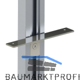 VOLPATO Stili Tablartr�ger f�r Holzregale, Aluminium schwarz eloxiert