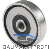 SUPERMAGNETE Topfmagnet mit Innengewinde M5 � 25 mm,