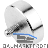 Topfmagnet mit Gewindezapfen M5 � 25 mm