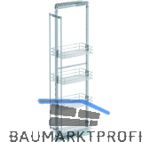 VS TAL Larder 5 Hochschrankauszug Set Saphir KB 300 mm Silber/Chrom