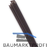 P9003 T�ranschlagprofi, Fr�sbreite 2.2, Fr�stiefe 6, Weichgummi rustikalbraun