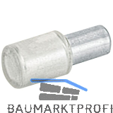 HETTICH Glasbodentr�ger 5 mm Stahl vernickelt mit Kunststoffh�lse