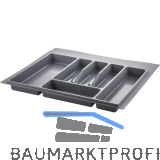 VOLPATO Besteckeinsatz Serie 72 KB 600 mm Kunststoff Silbergrau