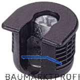 HETTICH VB 35 Exzenter-Verbindungsbeschlag Plattenst�rke 19 schwarz