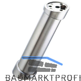 Barkonsole 50 x 200 mm schr�g Stahl verchromt poliert