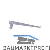 ELEMENT SYSTEM Tr�ger Pro 10105 400 mm Stahl silberfarbig