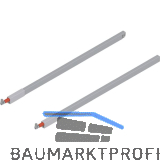 BLUM TANDEMBOX antaro L�ngsreling Set, NL 650, Wei�aluminium RAL 9006