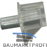 Steckbodentr�ger Safety, Bohr � 3 mm, Kunststoff glasklar, VPE 100 ST