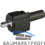 Steckbodentr�ger Kintai, Bohr � 5 mm, Stahl vernickelt/Kunststoff anthrazit