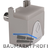 ITALIANA FERRAMENTA Glasbodentr�ger KUBIC zum Stecken, Bohr �5 mm, vernickelt