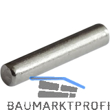 Steckbodentr�ger Stift, Bohr � 5 mm, L�nge 24 mm, Stahl vernickelt, VPE 100 ST
