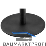 SIMAUSROM Bodenplatte Jaco DM 500 mm Schwarzstahl schutzlackiert