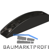 ITALIANA FERRAMENTA Frontbefestigung KIARO zum Anschrauben, vernickelt schwarz