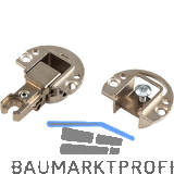 KIMANA SKIN Klappenband, 3-teilig, Zamak vernickelt