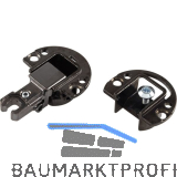 ITALIANA FERRAMENTA KIMANA SKIN Klappenband, 3-teilig, vernickelt dunkelgrau