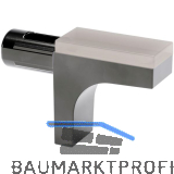 Glasbodentr�ger K-LINE steckbar 5 mm Zamak vernickelt schwarz