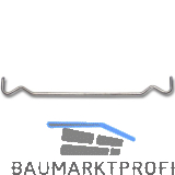Schwedentr�ger, L�nge 220 mm, Lochabstand 217 mm, Stahl verzinkt
