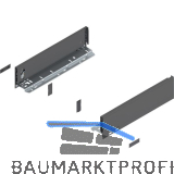 BLUM LEGRABOX pure Zarge H�he M, NL 350, Oriongrau