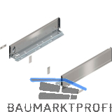 BLUM LEGRABOX pure Zarge H�he M, NL 400, INOX (Anti-Fingerprint)