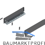 BLUM LEGRABOX pure Zarge H�he M, NL 400, Oriongrau-matt