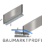 BLUM LEGRABOX pure Zarge H�he C, NL 400, INOX (Anti-Fingerprint)