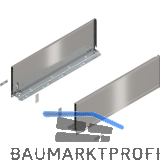 BLUM LEGRABOX pure Zarge H�he C, NL 550, INOX (Anti-Fingerprint)