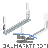 BLUM LEGRABOX free, Zarge H�he C, NL 600, Seidenwei�-matt