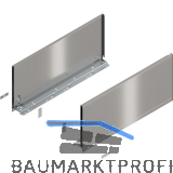 BLUM LEGRABOX pure Zarge H�he F, NL 550, INOX (Anti-Fingerprint)