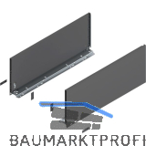 BLUM LEGRABOX pure Zarge H�he F, NL 600, Oriongrau-matt