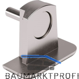 Bodentr�ger Tris Tr�gerteil SL19, Zinkdruckguss vernickelt mit Stift