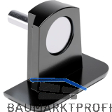 Bodentr�ger Tris Tr�gerteil SL19, Zinkdruckguss vernickelt schwarz mit Stift