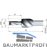 HSS Stufenbohrer Tris 18/19 mm