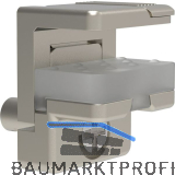 EFFEGI BREVETTI Glasbodentr�ger Alfa Glass Lock Stop2 zum Stecken, vernickelt