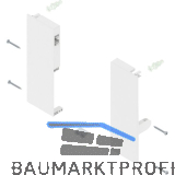 BLUM TANDEMBOX antaro Fronthalter H�he C, Kunststoff Seidenwei�