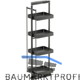 VS TAL Larder 5 Hochschrankauszug Set Essentio KB 400 mm 4 Ablagen Lava