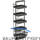 VS TAL Larder 5 Hochschrankauszug Set Essentio KB 400 mm 5 Ablagen Lava