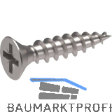 ITALIANA FERRAMENTA KIMANA Befestigungsschrauben 3,5 x 16 mm, vernickelt