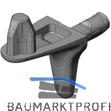 Steckbodentr�ger Optimus 2 Zapfen Bohr � 3 mm, Zamak vernickelt