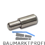 Steckbodentr�ger Semi, Bohr � 5 mm, Stahl vernickelt, VPE 1000 ST