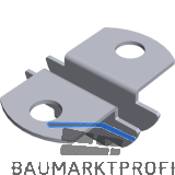 ELEMENT SYSTEM Einsteckhalter 11611 beidseitig Edelstahl