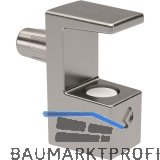 ITALIANA FERRAMENTA Glasbodentr�ger GRACE zum Stecken Glas 6-8 mm, vernickelt