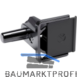 Steckbodentr�ger Kalipso, Zamak vernickelt schwarz